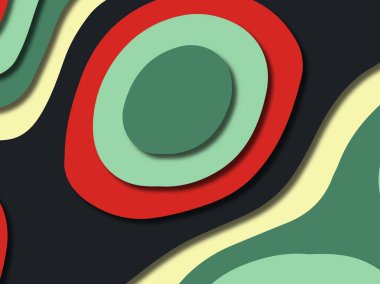 kağıt ile 3D arka plan şekilleri kesim. Soyut kağıt kitap kapağı için şablon arka plan bölmek. Kağıt arka plan kes. Soyut gerçekçi kağıt dekorasyon tasarımı için