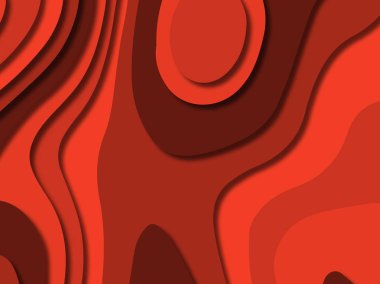 kağıt ile 3D arka plan şekilleri kesim. Soyut kağıt kitap kapağı için şablon arka plan bölmek. Kağıt arka plan kes. Soyut gerçekçi kağıt dekorasyon tasarımı için