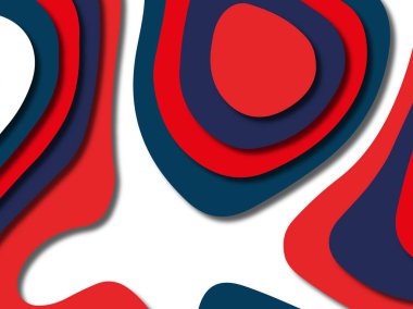 kağıt ile 3D arka plan şekilleri kesim. Soyut kağıt kitap kapağı için şablon arka plan bölmek. Kağıt arka plan kes. Soyut gerçekçi kağıt dekorasyon tasarımı için