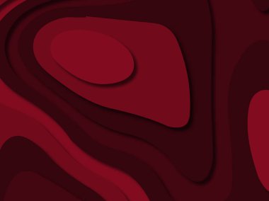 kağıt ile 3D arka plan şekilleri kesim. Soyut kağıt kitap kapağı için şablon arka plan bölmek. Kağıt arka plan kes. Soyut gerçekçi kağıt dekorasyon tasarımı için