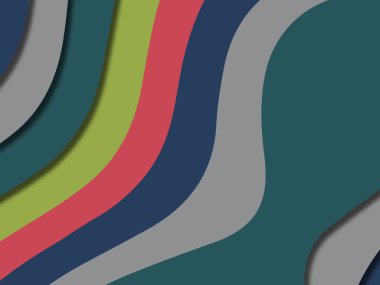 kağıt ile 3D arka plan şekilleri kesim. Soyut kağıt kitap kapağı için şablon arka plan bölmek. Kağıt arka plan kes. Soyut gerçekçi kağıt dekorasyon tasarımı için