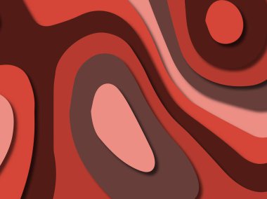 kağıt ile 3D arka plan şekilleri kesim. Soyut kağıt kitap kapağı için şablon arka plan bölmek. Kağıt arka plan kes. Soyut gerçekçi kağıt dekorasyon tasarımı için