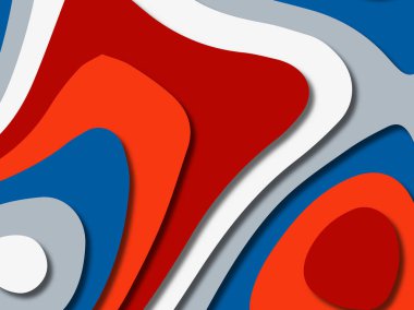 kağıt ile 3D arka plan şekilleri kesim. Soyut kağıt kitap kapağı için şablon arka plan bölmek. Kağıt arka plan kes. Soyut gerçekçi kağıt dekorasyon tasarımı için