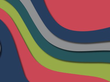 kağıt ile 3D arka plan şekilleri kesim. Soyut kağıt kitap kapağı için şablon arka plan bölmek. Kağıt arka plan kes. Soyut gerçekçi kağıt dekorasyon tasarımı için