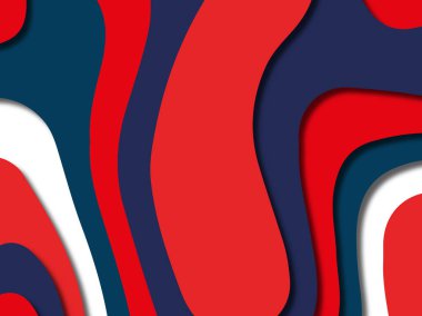 kağıt ile 3D arka plan şekilleri kesim. Soyut kağıt kitap kapağı için şablon arka plan bölmek. Kağıt arka plan kes. Soyut gerçekçi kağıt dekorasyon tasarımı için