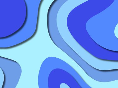 kağıt ile 3D arka plan şekilleri kesim. Soyut kağıt kitap kapağı için şablon arka plan bölmek. Kağıt arka plan kes. Soyut gerçekçi kağıt dekorasyon tasarımı için