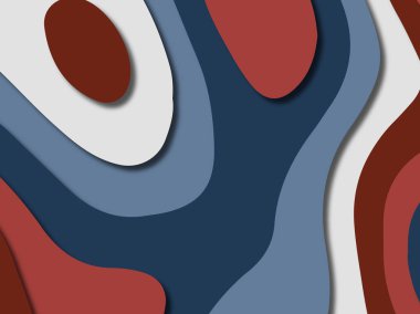 kağıt ile 3D arka plan şekilleri kesim. Soyut kağıt kitap kapağı için şablon arka plan bölmek. Kağıt arka plan kes. Soyut gerçekçi kağıt dekorasyon tasarımı için