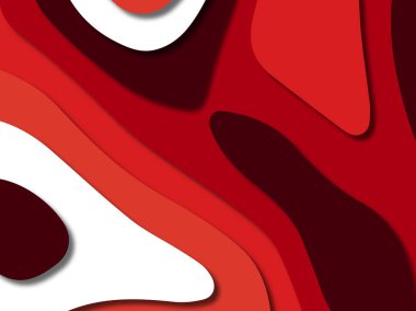 kağıt ile 3D arka plan şekilleri kesim. Soyut kağıt kitap kapağı için şablon arka plan bölmek. Kağıt arka plan kes. Soyut gerçekçi kağıt dekorasyon tasarımı için