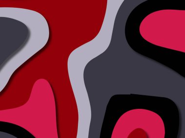 kağıt ile 3D arka plan şekilleri kesim. Soyut kağıt kitap kapağı için şablon arka plan bölmek. Kağıt arka plan kes. Soyut gerçekçi kağıt dekorasyon tasarımı için