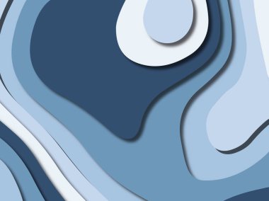 kağıt ile 3D arka plan şekilleri kesim. Soyut kağıt kitap kapağı için şablon arka plan bölmek. Kağıt arka plan kes. Soyut gerçekçi kağıt dekorasyon tasarımı için