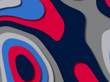 kağıt ile 3D arka plan şekilleri kesim. Soyut kağıt kitap kapağı için şablon arka plan bölmek. Kağıt arka plan kes. Soyut gerçekçi kağıt dekorasyon tasarımı için