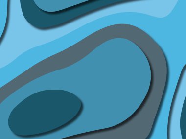 kağıt ile 3D arka plan şekilleri kesim. Soyut kağıt kitap kapağı için şablon arka plan bölmek. Kağıt arka plan kes. Soyut gerçekçi kağıt dekorasyon tasarımı için