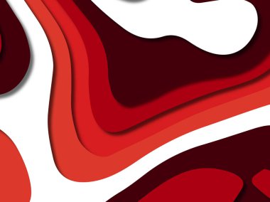 kağıt ile 3D arka plan şekilleri kesim. Soyut kağıt kitap kapağı için şablon arka plan bölmek. Kağıt arka plan kes. Soyut gerçekçi kağıt dekorasyon tasarımı için