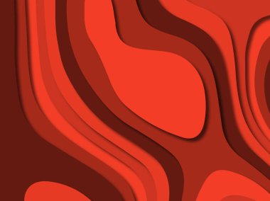 kağıt ile 3D arka plan şekilleri kesim. Soyut kağıt kitap kapağı için şablon arka plan bölmek. Kağıt arka plan kes. Soyut gerçekçi kağıt dekorasyon tasarımı için