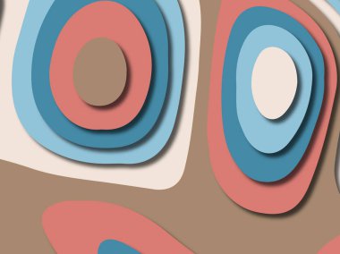 kağıt ile 3D arka plan şekilleri kesim. Soyut kağıt kitap kapağı için şablon arka plan bölmek. Kağıt arka plan kes. Soyut gerçekçi kağıt dekorasyon tasarımı için