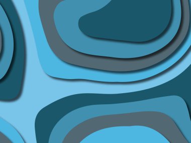 kağıt ile 3D arka plan şekilleri kesim. Soyut kağıt kitap kapağı için şablon arka plan bölmek. Kağıt arka plan kes. Soyut gerçekçi kağıt dekorasyon tasarımı için