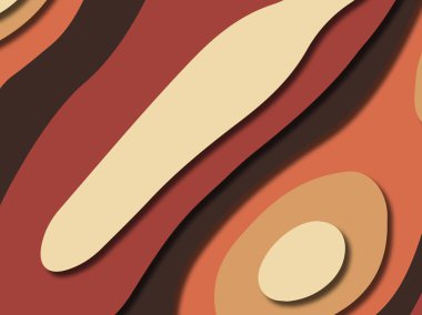 kağıt ile 3D arka plan şekilleri kesim. Soyut kağıt kitap kapağı için şablon arka plan bölmek. Kağıt arka plan kes. Soyut gerçekçi kağıt dekorasyon tasarımı için