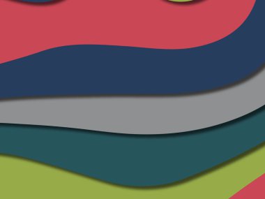 kağıt ile 3D arka plan şekilleri kesim. Soyut kağıt kitap kapağı için şablon arka plan bölmek. Kağıt arka plan kes. Soyut gerçekçi kağıt dekorasyon tasarımı için