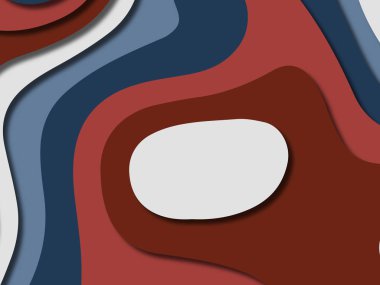 kağıt ile 3D arka plan şekilleri kesim. Soyut kağıt kitap kapağı için şablon arka plan bölmek. Kağıt arka plan kes. Soyut gerçekçi kağıt dekorasyon tasarımı için