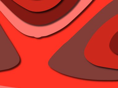 kağıt ile 3D arka plan şekilleri kesim. Soyut kağıt kitap kapağı için şablon arka plan bölmek. Kağıt arka plan kes. Soyut gerçekçi kağıt dekorasyon tasarımı için