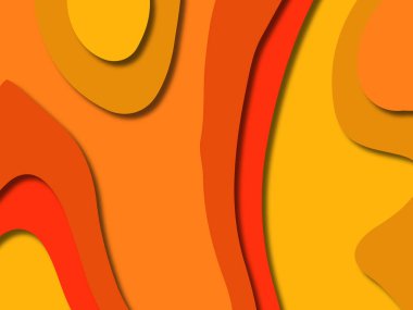 kağıt ile 3D arka plan şekilleri kesim. Soyut kağıt kitap kapağı için şablon arka plan bölmek. Kağıt arka plan kes. Soyut gerçekçi kağıt dekorasyon tasarımı için