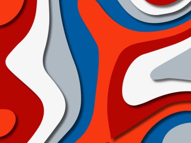 kağıt ile 3D arka plan şekilleri kesim. Soyut kağıt kitap kapağı için şablon arka plan bölmek. Kağıt arka plan kes. Soyut gerçekçi kağıt dekorasyon tasarımı için