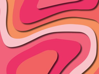 kağıt ile 3D arka plan şekilleri kesim. Soyut kağıt kitap kapağı için şablon arka plan bölmek. Kağıt arka plan kes. Soyut gerçekçi kağıt dekorasyon tasarımı için