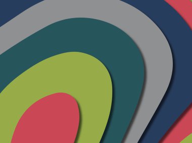 kağıt ile 3D arka plan şekilleri kesim. Soyut kağıt kitap kapağı için şablon arka plan bölmek. Kağıt arka plan kes. Soyut gerçekçi kağıt dekorasyon tasarımı için