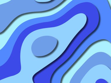 kağıt ile 3D arka plan şekilleri kesim. Soyut kağıt kitap kapağı için şablon arka plan bölmek. Kağıt arka plan kes. Soyut gerçekçi kağıt dekorasyon tasarımı için