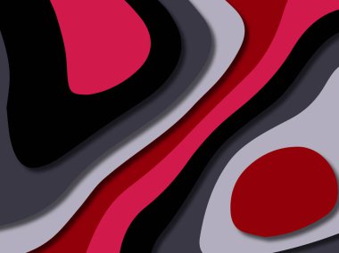 kağıt ile 3D arka plan şekilleri kesim. Soyut kağıt kitap kapağı için şablon arka plan bölmek. Kağıt arka plan kes. Soyut gerçekçi kağıt dekorasyon tasarımı için