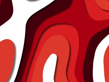 kağıt ile 3D arka plan şekilleri kesim. Soyut kağıt kitap kapağı için şablon arka plan bölmek. Kağıt arka plan kes. Soyut gerçekçi kağıt dekorasyon tasarımı için