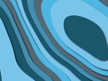 kağıt ile 3D arka plan şekilleri kesim. Soyut kağıt kitap kapağı için şablon arka plan bölmek. Kağıt arka plan kes. Soyut gerçekçi kağıt dekorasyon tasarımı için