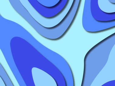 kağıt ile 3D arka plan şekilleri kesim. Soyut kağıt kitap kapağı için şablon arka plan bölmek. Kağıt arka plan kes. Soyut gerçekçi kağıt dekorasyon tasarımı için