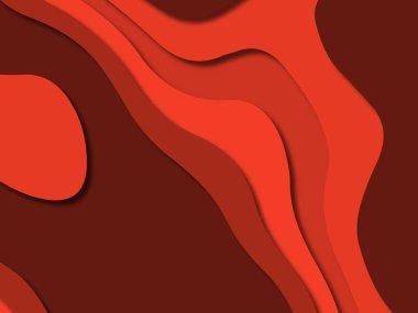 kağıt ile 3D arka plan şekilleri kesim. Soyut kağıt kitap kapağı için şablon arka plan bölmek. Kağıt arka plan kes. Soyut gerçekçi kağıt dekorasyon tasarımı için