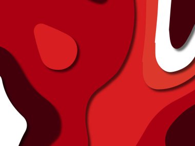 kağıt ile 3D arka plan şekilleri kesim. Soyut kağıt kitap kapağı için şablon arka plan bölmek. Kağıt arka plan kes. Soyut gerçekçi kağıt dekorasyon tasarımı için