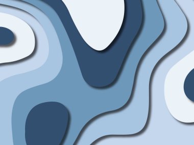 kağıt ile 3D arka plan şekilleri kesim. Soyut kağıt kitap kapağı için şablon arka plan bölmek. Kağıt arka plan kes. Soyut gerçekçi kağıt dekorasyon tasarımı için