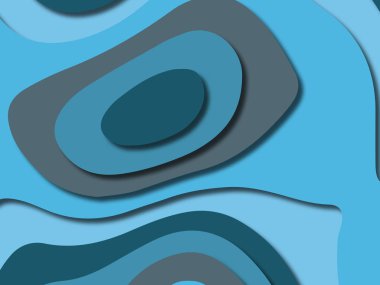 kağıt ile 3D arka plan şekilleri kesim. Soyut kağıt kitap kapağı için şablon arka plan bölmek. Kağıt arka plan kes. Soyut gerçekçi kağıt dekorasyon tasarımı için