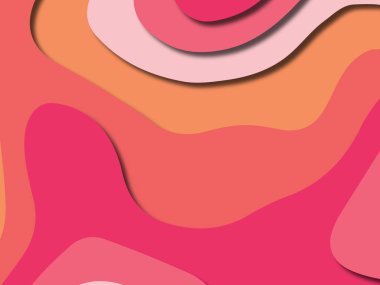 kağıt ile 3D arka plan şekilleri kesim. Soyut kağıt kitap kapağı için şablon arka plan bölmek. Kağıt arka plan kes. Soyut gerçekçi kağıt dekorasyon tasarımı için