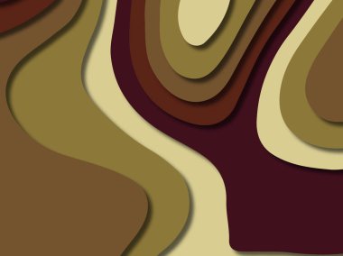 kağıt ile 3D arka plan şekilleri kesim. Soyut kağıt kitap kapağı için şablon arka plan bölmek. Kağıt arka plan kes. Soyut gerçekçi kağıt dekorasyon tasarımı için