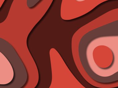 kağıt ile 3D arka plan şekilleri kesim. Soyut kağıt kitap kapağı için şablon arka plan bölmek. Kağıt arka plan kes. Soyut gerçekçi kağıt dekorasyon tasarımı için