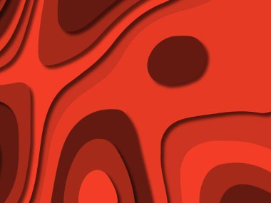 kağıt ile 3D arka plan şekilleri kesim. Soyut kağıt kitap kapağı için şablon arka plan bölmek. Kağıt arka plan kes. Soyut gerçekçi kağıt dekorasyon tasarımı için