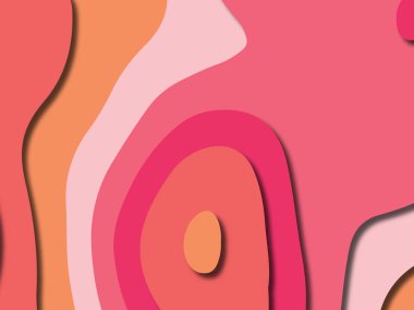 kağıt ile 3D arka plan şekilleri kesim. Soyut kağıt kitap kapağı için şablon arka plan bölmek. Kağıt arka plan kes. Soyut gerçekçi kağıt dekorasyon tasarımı için