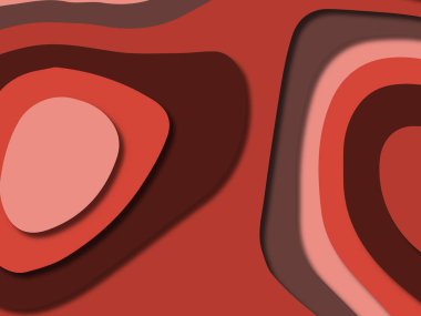 kağıt ile 3D arka plan şekilleri kesim. Soyut kağıt kitap kapağı için şablon arka plan bölmek. Kağıt arka plan kes. Soyut gerçekçi kağıt dekorasyon tasarımı için