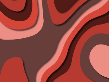 kağıt ile 3D arka plan şekilleri kesim. Soyut kağıt kitap kapağı için şablon arka plan bölmek. Kağıt arka plan kes. Soyut gerçekçi kağıt dekorasyon tasarımı için