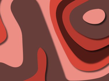 kağıt ile 3D arka plan şekilleri kesim. Soyut kağıt kitap kapağı için şablon arka plan bölmek. Kağıt arka plan kes. Soyut gerçekçi kağıt dekorasyon tasarımı için