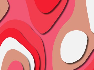 kağıt ile 3D arka plan şekilleri kesim. Soyut kağıt kitap kapağı için şablon arka plan bölmek. Kağıt arka plan kes. Soyut gerçekçi kağıt dekorasyon tasarımı için