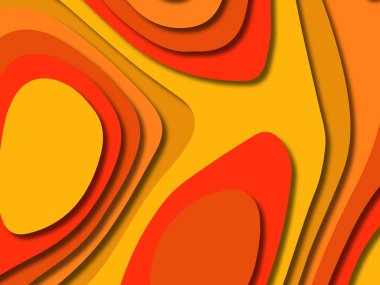 kağıt ile 3D arka plan şekilleri kesim. Soyut kağıt kitap kapağı için şablon arka plan bölmek. Kağıt arka plan kes. Soyut gerçekçi kağıt dekorasyon tasarımı için