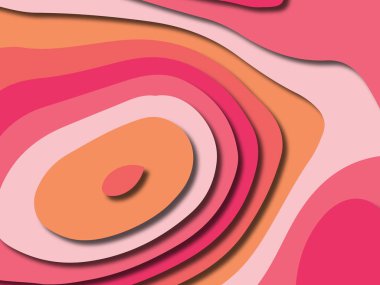 kağıt ile 3D arka plan şekilleri kesim. Soyut kağıt kitap kapağı için şablon arka plan bölmek. Kağıt arka plan kes. Soyut gerçekçi kağıt dekorasyon tasarımı için