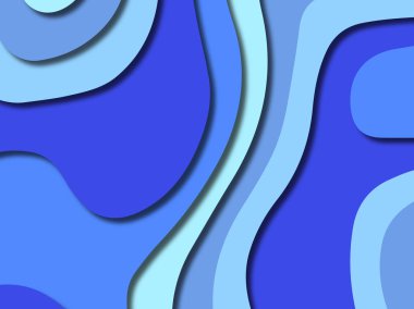 kağıt ile 3D arka plan şekilleri kesim. Soyut kağıt kitap kapağı için şablon arka plan bölmek. Kağıt arka plan kes. Soyut gerçekçi kağıt dekorasyon tasarımı için