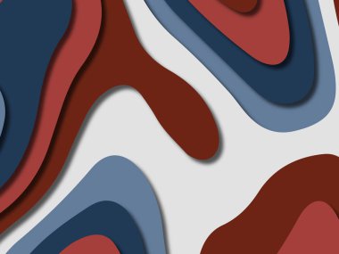 kağıt ile 3D arka plan şekilleri kesim. Soyut kağıt kitap kapağı için şablon arka plan bölmek. Kağıt arka plan kes. Soyut gerçekçi kağıt dekorasyon tasarımı için